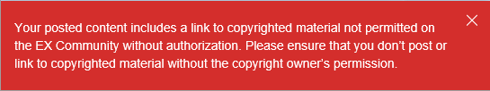 Copyrighted Content, Solicitation and Attributions on EX