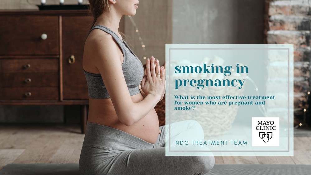 A pregnant woman engaging in a positive coping activity.