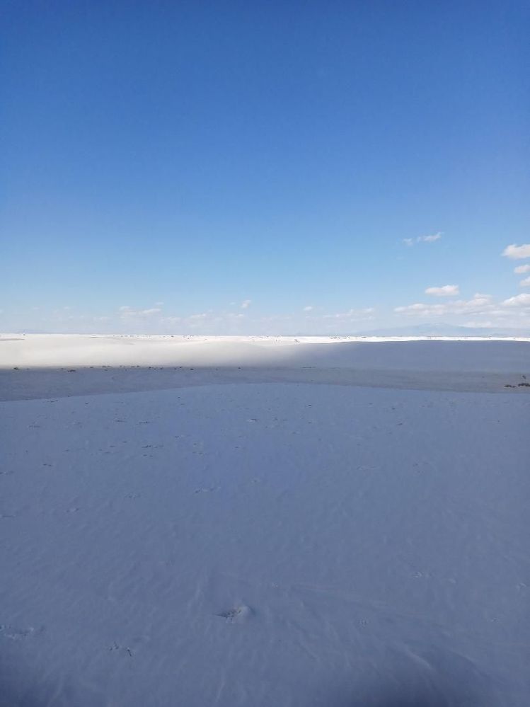 White Sands of New Mexico.  GORGEOUS and climbable.